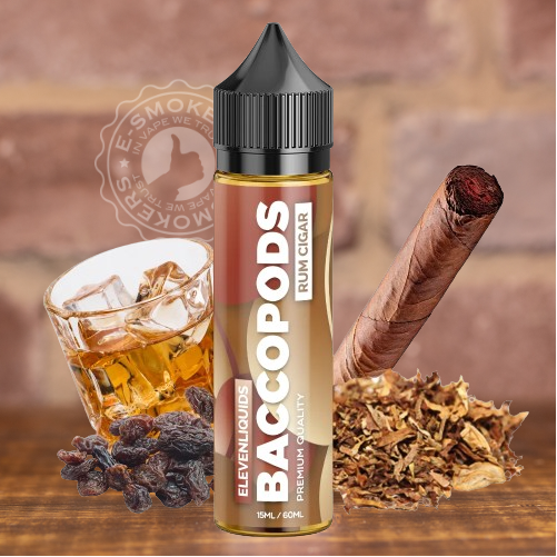 Baccopods Flavor Shots – Rum Cigar 60ml-fa0c33